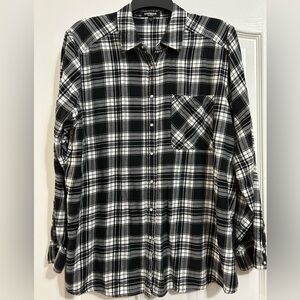 Express Snap Front Plaid Shirt